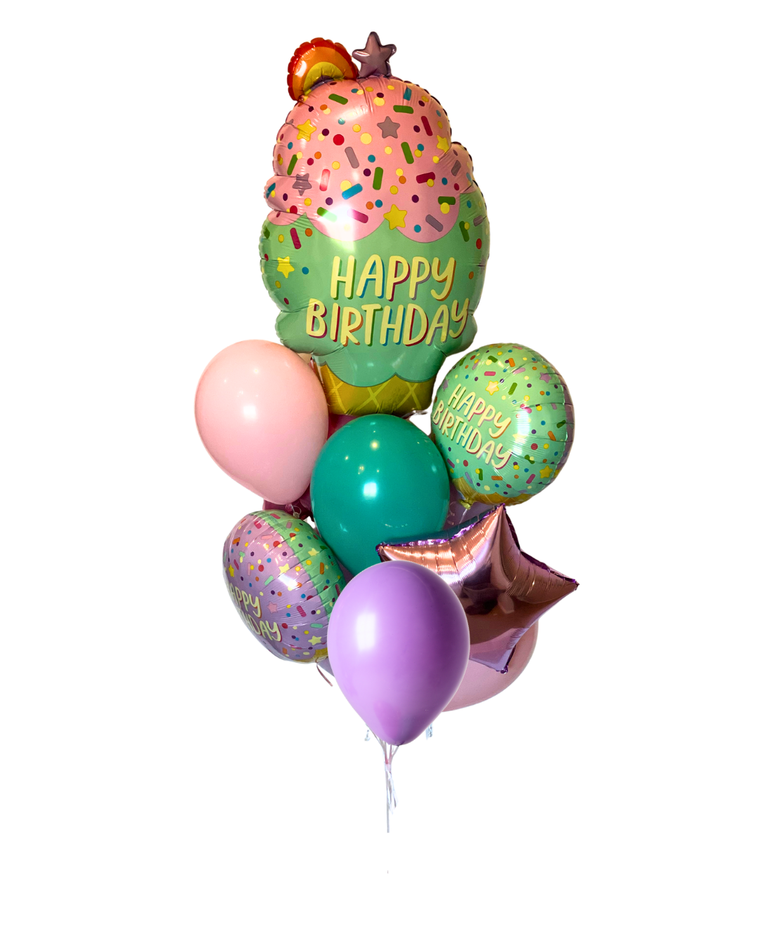 Ice Cream Birthday Balloon Bouquet