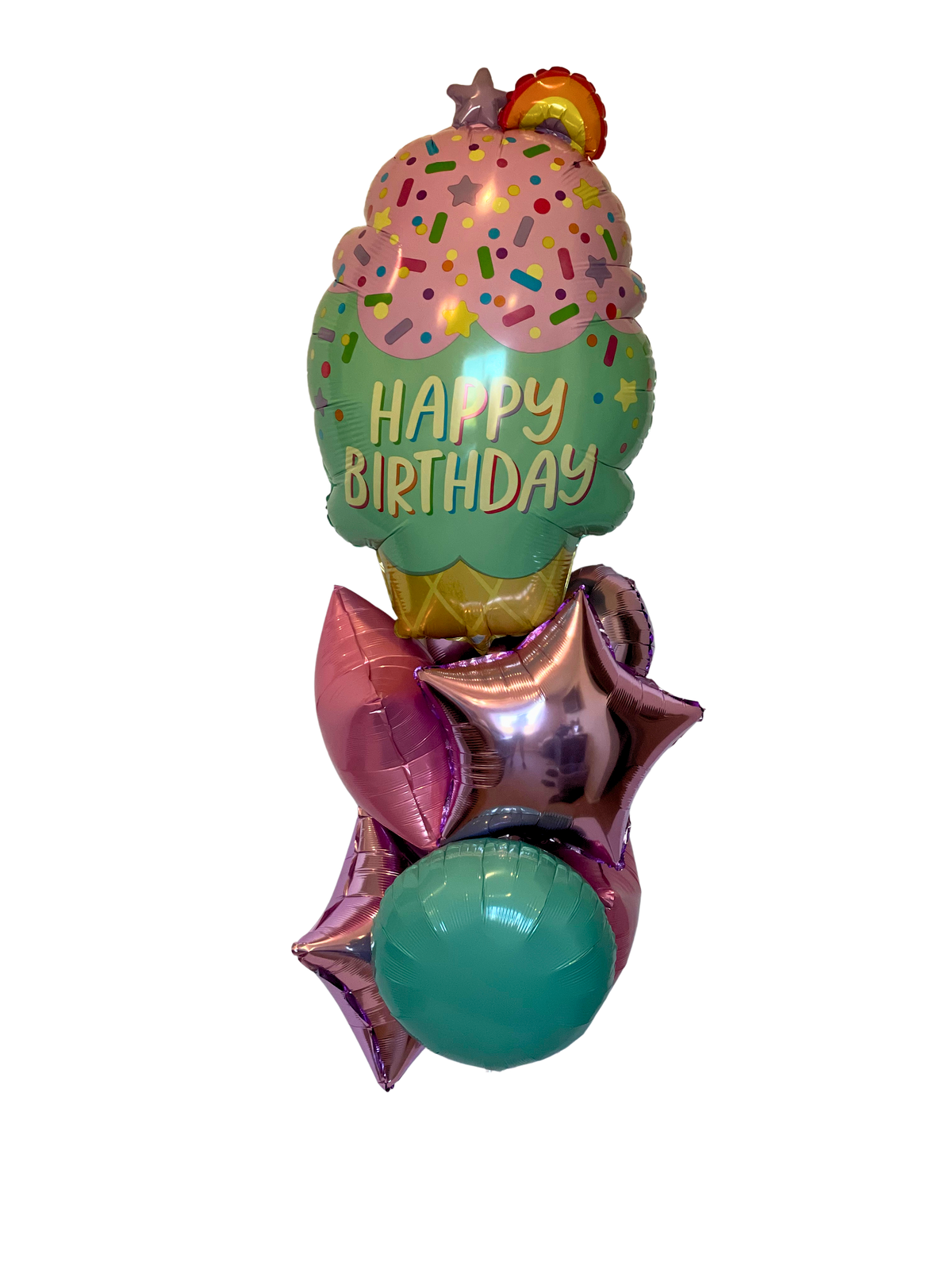 Ice Cream Birthday Balloon Bouquet