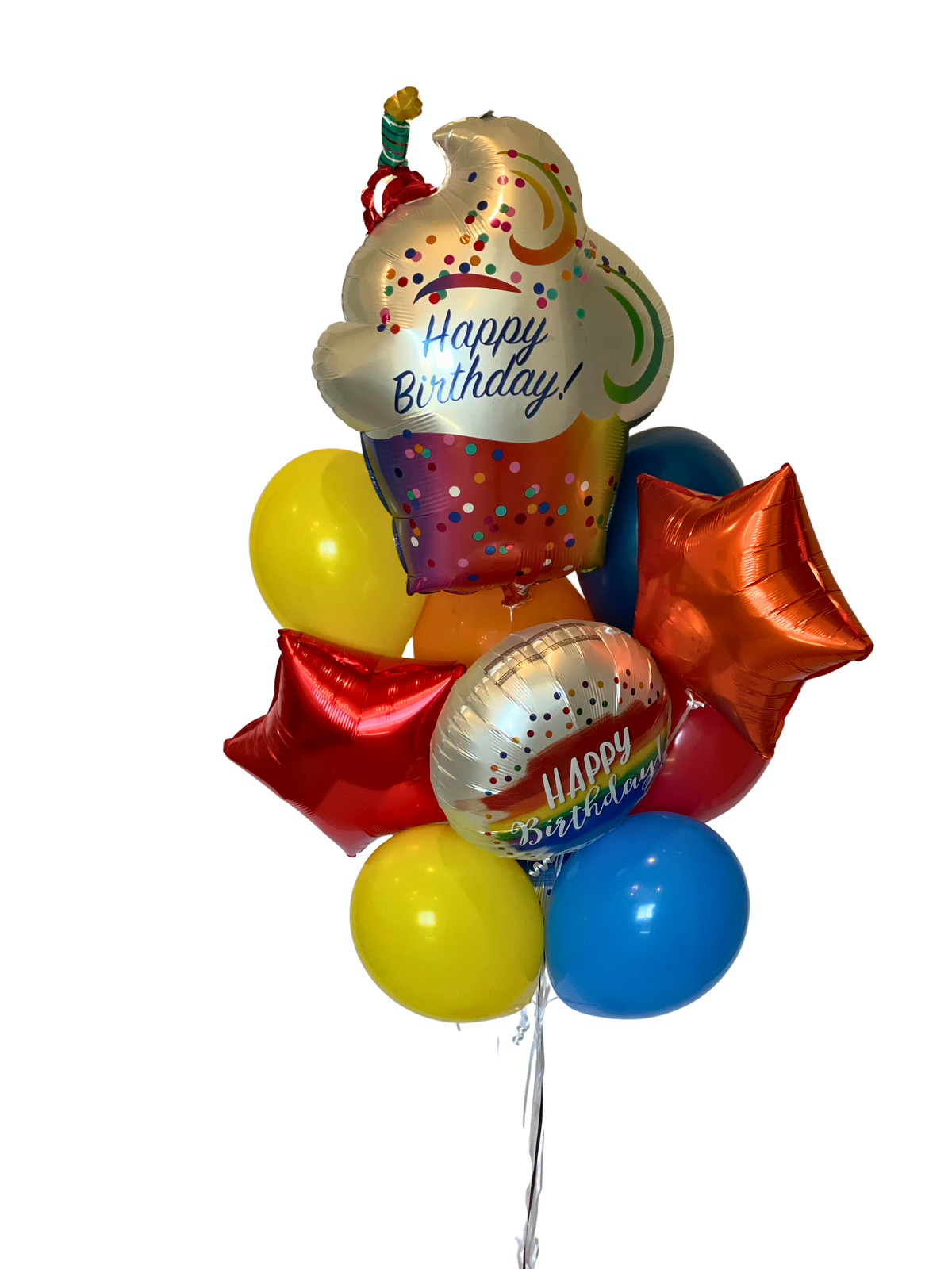 Cupcake Birthday Balloon Bouquet
